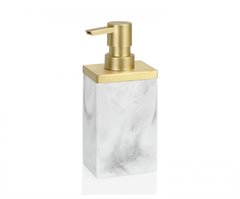 Диспенсер для жидкого мыла White Marble and Brass Andrea House BA68124