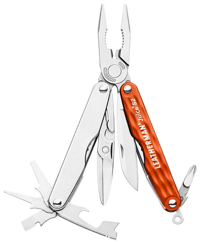 

Мультитул Leatherman Juice S2, 12 функций, оранжевый 831941