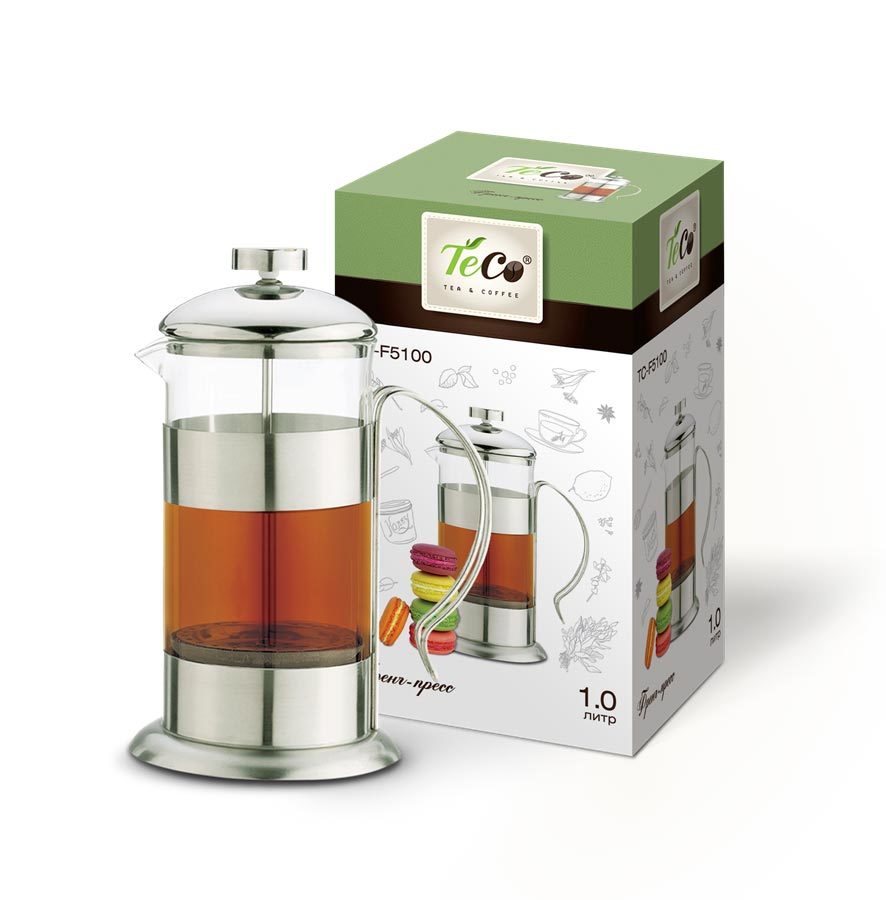 

Френч-пресс 1л TECO TС-F5100