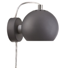 Лампа настенная Ball, темно-серая матовая Frandsen 4750_136011