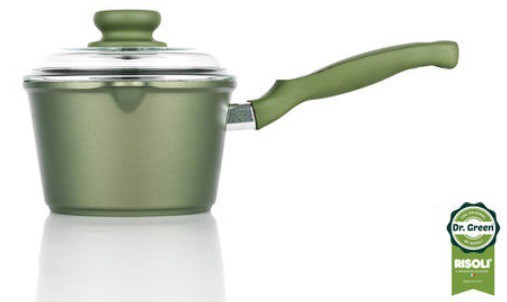 

Литой ковш со стеклянной крышкой Risoli Dr Green 16см (1,5л) 0095BDR/16GS