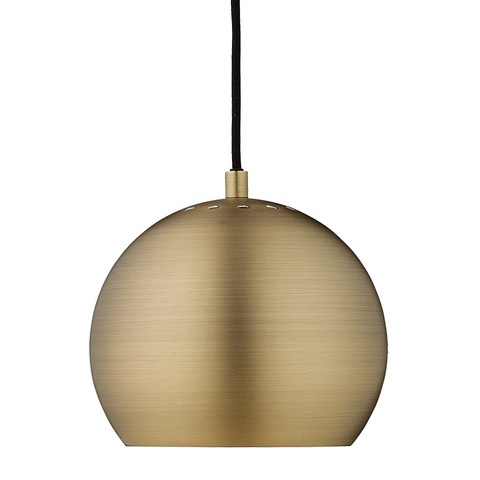 Лампа подвесная Ball, 15х?18 см, матовая античная латунь Frandsen 111518405001