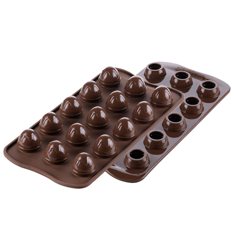 Форма для приготовления конфет Choco Drop силиконовая Silikomart 22.153.77.0065