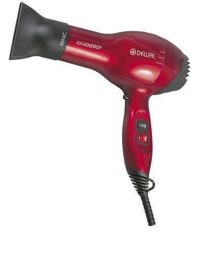 

Фен Dewal ION Energy, 2000 Вт, ионизация, 2 насадки, красный 03-8800 Red