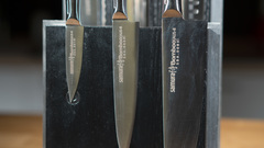 Комплект из 6 ножей Samura BAMBOO и черной подставки