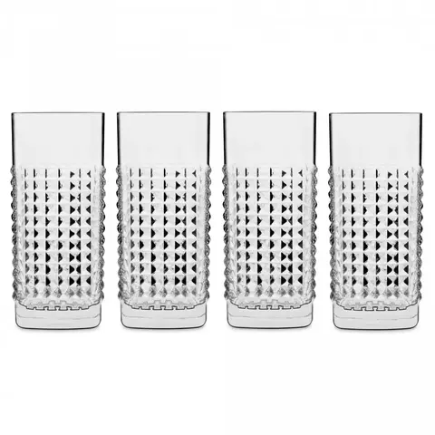 Набор из 4 стаканов для воды ELIXIR HI-BALL 480 мл LUIGI BORMIOLI Mixology арт. A12419G2N02AA02