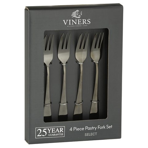 Набор из 4 десертных вилок Select Grey Viners v_0304.072