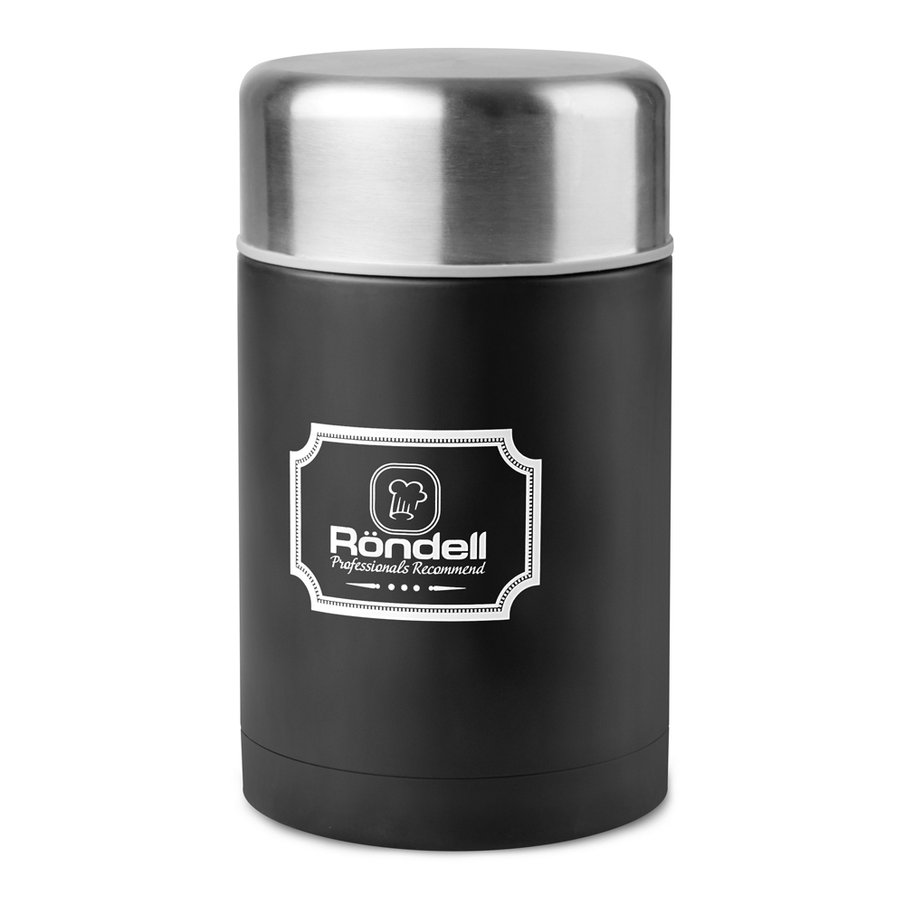 

Термос для еды 0,8л с внутр.контейнером 0,35л Rondell Picnic Black RDS-946