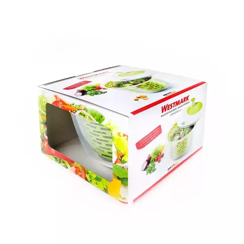 Сушка для салатных листьев, диаметр 23,5 см. пластик, 4,4 литра. WESTMARK Plastic tools арт.2430226A