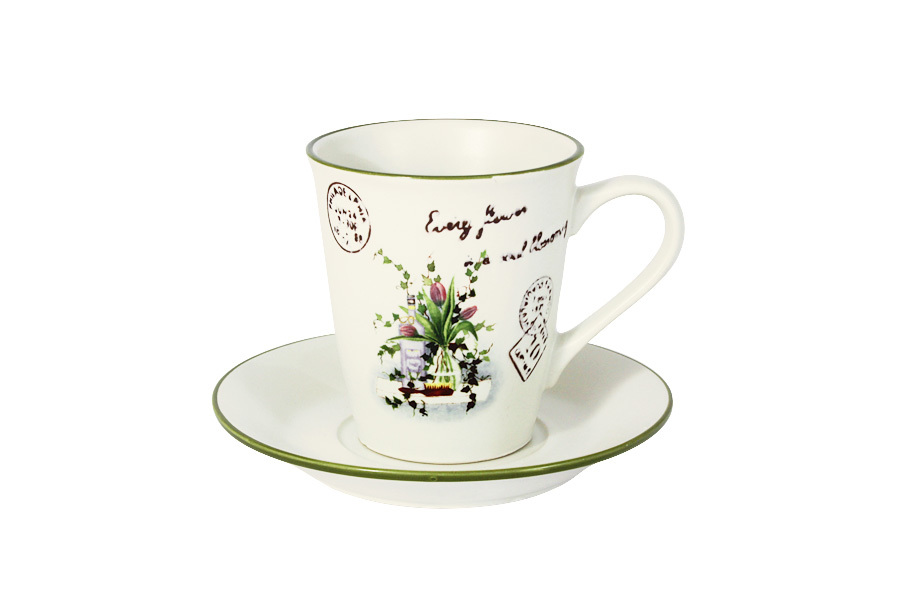

Чашка с блюдцем Букет Anna Lafarg LF Ceramics 55273