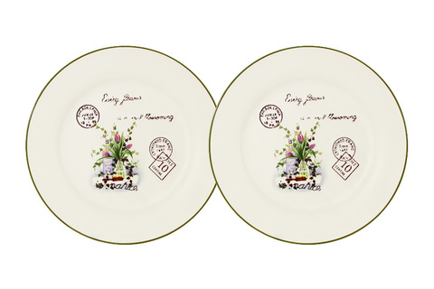 Набор из 2-х десертных тарелок Букет Anna Lafarg LF Ceramics 55546