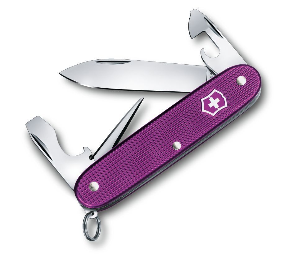 

Нож Victorinox Pioneer Alox, 93 мм, 8 функций, фиолетовый 0.8201.L16