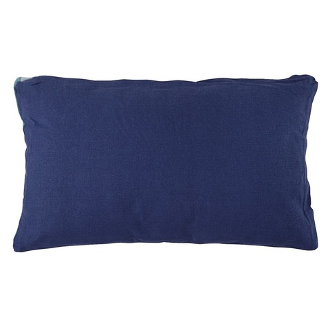 Подушка декоративная из хлопка синего цвета с авторским принтом из коллекции Freak Fruit, 30х50 см Tkano TK20-CU0010