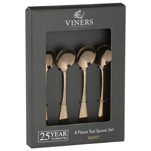 Набор из 4 чайных ложек Select Copper Viners v_0304.075