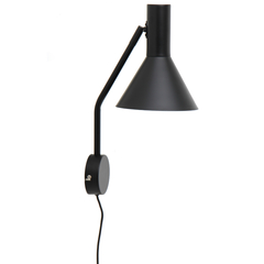 Лампа настенная Lyss, черная матовая Frandsen 4509_65011