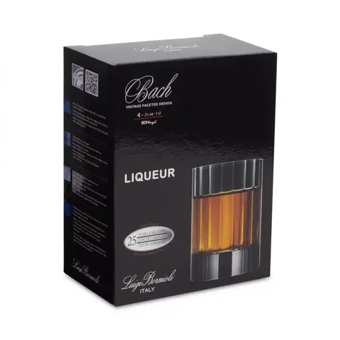 Набор из 4 стопок для крепких напитков 70 мл LUIGI BORMIOLI Bach арт. A06794G11021990