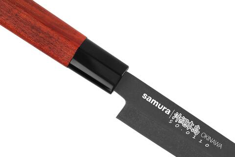 Нож кухонный Янагиба Samura OKINAWA Stonewash 240 мм
