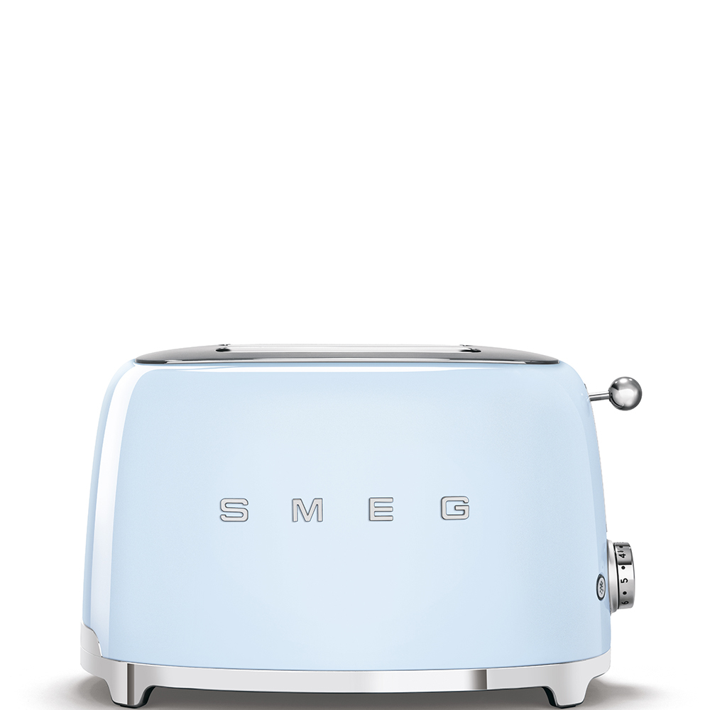 

Тостер на 2 ломтика Smeg (Пастельный голубой) TSF01PBEU