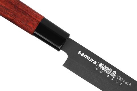Нож кухонный Янагиба Samura OKINAWA Stonewash 270 мм