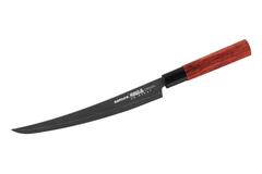 Нож кухонный для нарезки - слайсер Tanto Samura OKINAWA Stonewash 230 мм