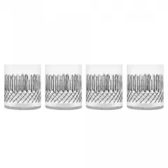 Набор из 4 стаканов для виски DOF 380 мл LUIGI BORMIOLI Diamante арт. A12769G1002AA01