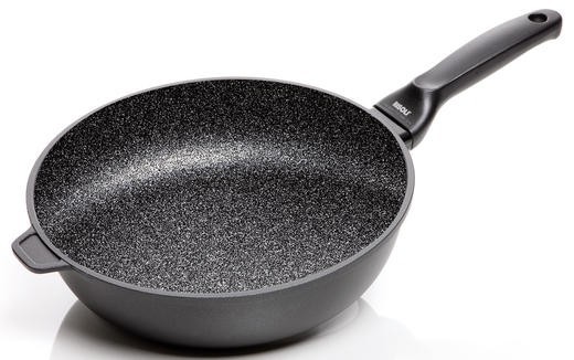 

Литая глубокая сковорода Risoli HardStone Granito 24см 00104GR/24HS