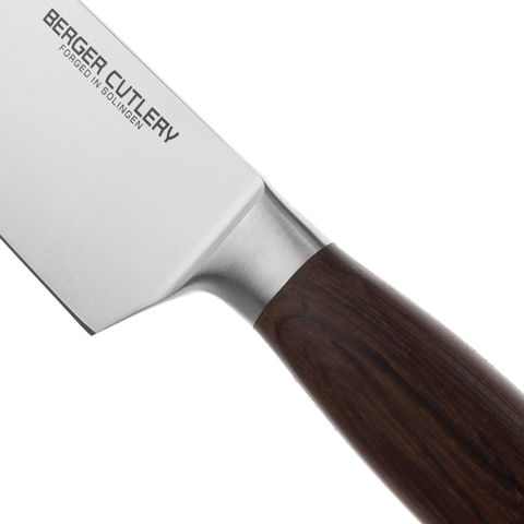 Нож кухонный Шеф 21 см BERGER CUTLERY Ergo Line Smoked Oak арт. BC110521