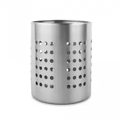 Подставка настольная для кухонных аксессуаров и столовых приборов, диаметр 12 см, высота 13,5 см. WESTMARK Stainless steel арт.69022211