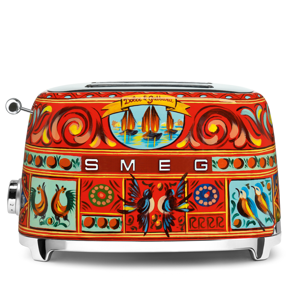 

Тостер на 2 ломтика Smeg/Dolce&Gabbana TSF01DGEU