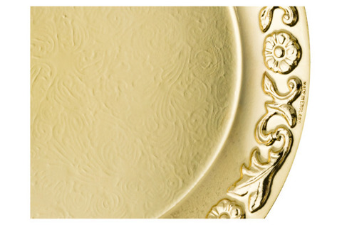 Набор подставок под стаканы Queen Anne, 14см, 4шт, золотой цвет, сталь QA-4/472