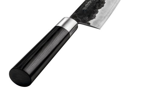 Комплект из 3 кухонных ножей Samura BLACKSMITH и точилки (упакованы отдельно)