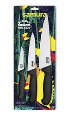 Набор кухонных ножей (овощной, универсальный и шеф нож) Samura Butcher SBU-0220