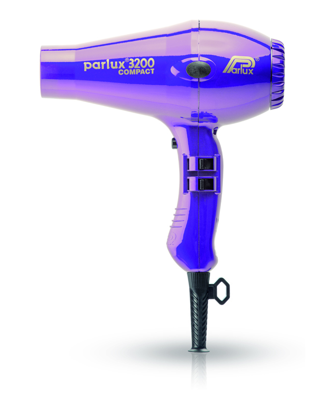 

Фен Parlux 3200 Compact, 1900 Вт, 2 насадки, фиолетовый 0901-3200 violet