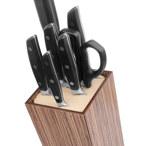 Подставка для кухонных ножей универсальная 24х12см зебрано натуральный, ComposeEat арт.PDN120654KL6