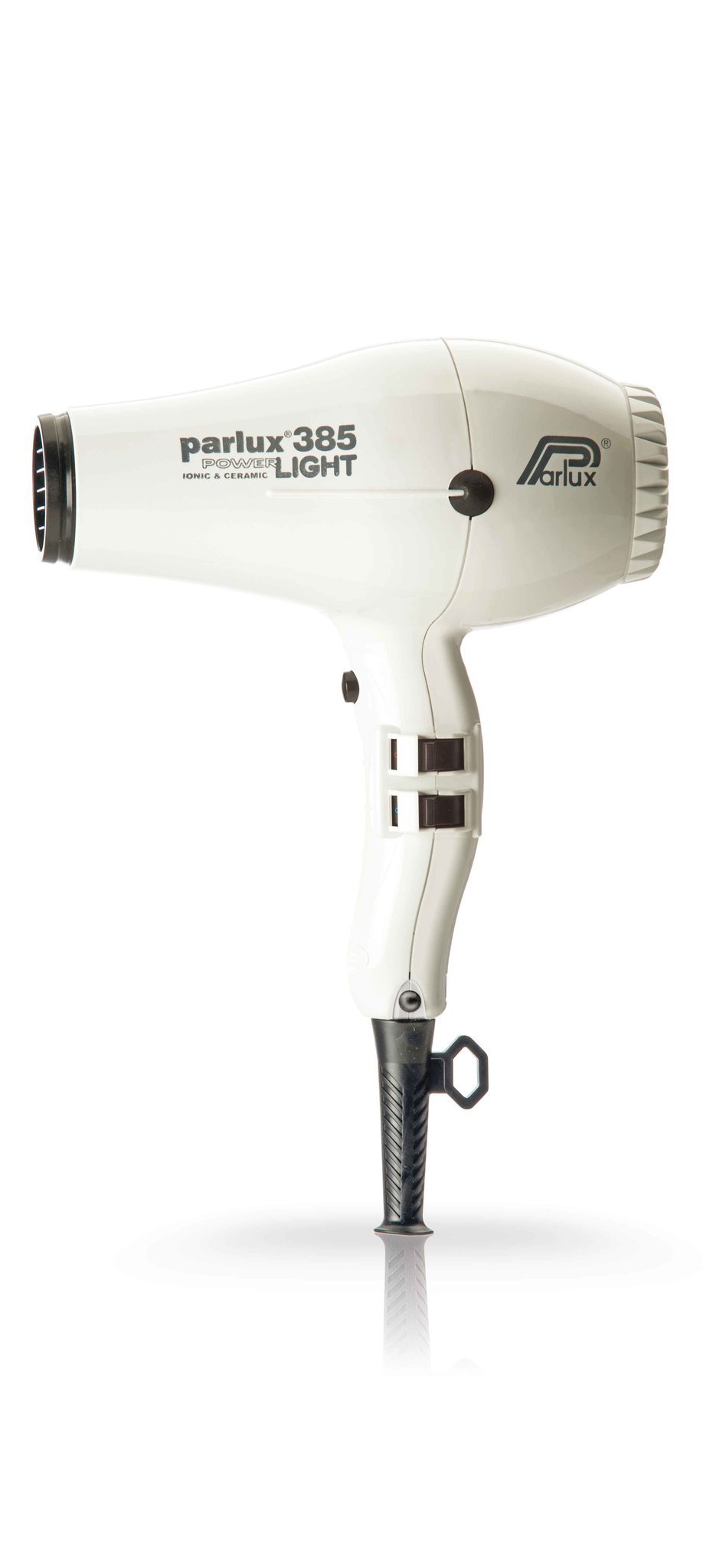 

Фен Parlux 385 Power Light, 2150 Вт, ионизация, 2 насадки, белый 0901-385 white