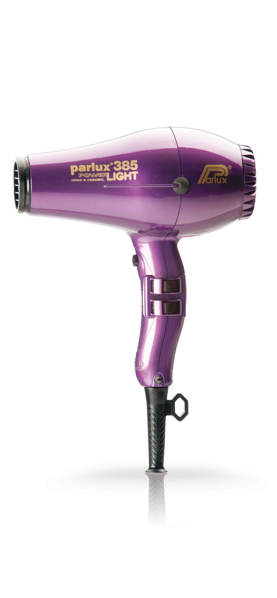 

Фен Parlux 385 Power Light, 2150 Вт, ионизация, 2 насадки, фиолетовый 0901-385 violet