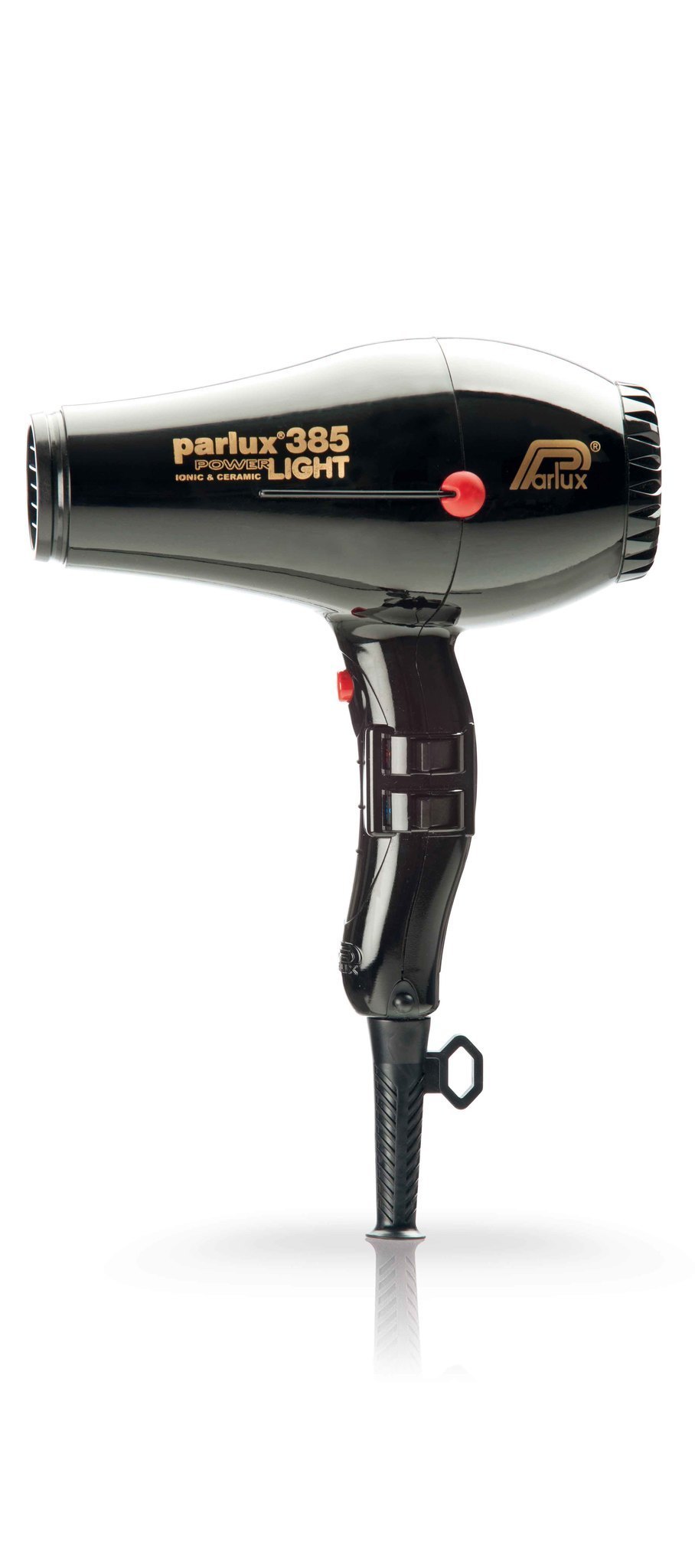

Фен Parlux 385 Power Light, 2150 Вт, ионизация, 2 насадки, черный 0901-385 black