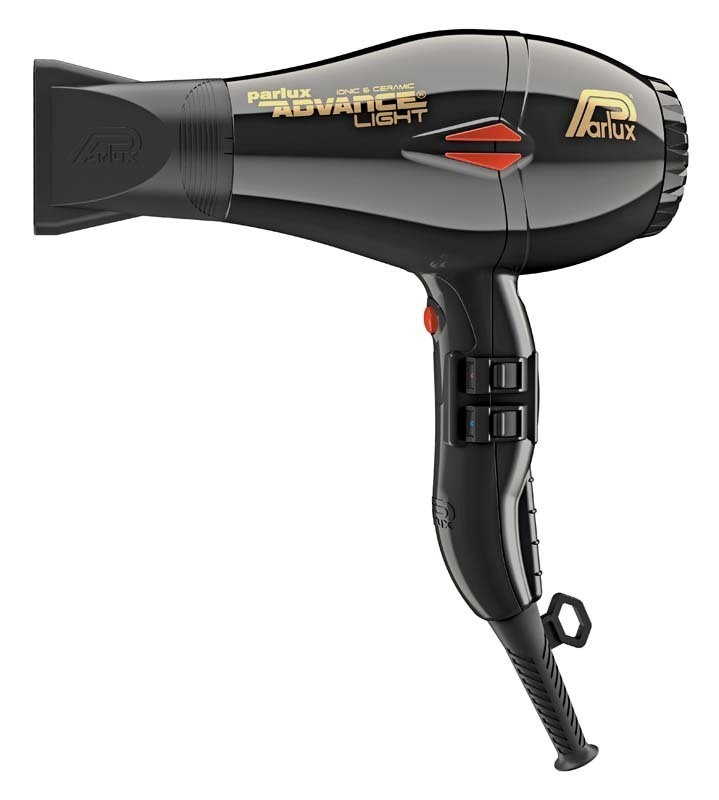 

Фен Parlux Advance Light Ceramic+Ionic, 2200 Вт, ионизация, 2 насадки, черный 0901-Adv black