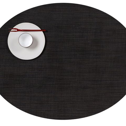 Салфетка подстановочная, жаккардовое плетение, винил, (36х48) Espresso (100132-009) CHILEWICH Mini Basketweave арт. 0025-MNBK-ESPR