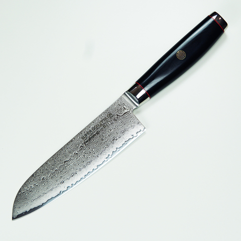Нож кухонный Сантоку 16,5 см (193 слоя) YAXELL Super Gou Ypsilon арт. YA37201