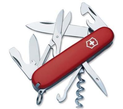 

Нож Victorinox Climber, 91 мм, 14 функций, красный* 1.3703
