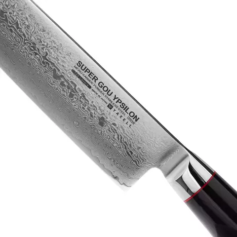 Нож кухонный Kiritsuke 20 см, YAXELL Ypsilon (193 слоя) дамасская сталь арт.YA37234