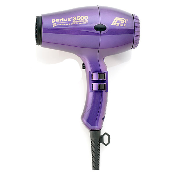 

Фен Parlux 3500 SuperCompact Ceramic+Ionic, 2000Вт, ионизация, 2 насадки, фиолетовый 0901-3500 ion violet