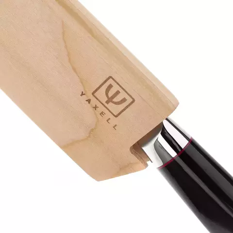 Нож кухонный Kiritsuke 20 см, YAXELL Ypsilon (193 слоя) дамасская сталь арт.YA37234