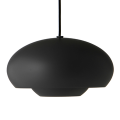 Лампа подвесная Champ, D30 см, черная матовая Frandsen 157565001