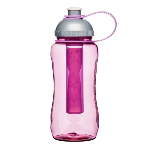 Бутылка для напитков с охлаждающим элементом To Go, розовая SagaForm 5016512
