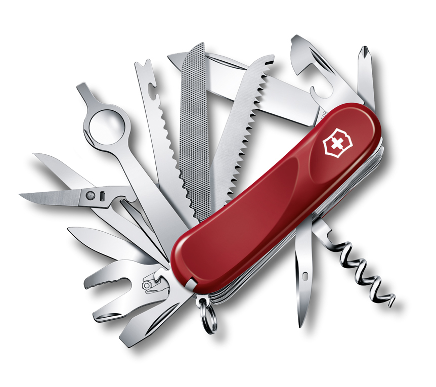 

Нож Victorinox Evolution 28, 85 мм, 23 функции, красный 2.5383.E