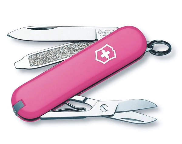 

Нож Victorinox Classic SD, 58 мм, 7 функций, светло-розовый 0.6223.51