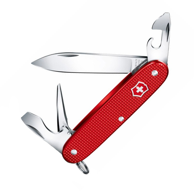

Нож Victorinox Alox Pioneer, 93 мм, 8 функций, красный (подар. упаковка) 0.8201.L18