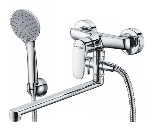 

Vils 5602L Смеситель для ванны с длинным изливом WasserKRAFT Серия Vils 5600